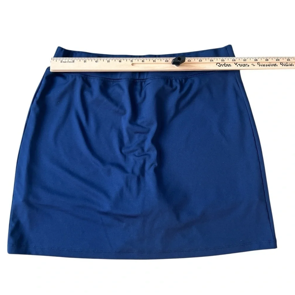 J Crew Classic Blue Women's  Golf Skort Skirt Size Large